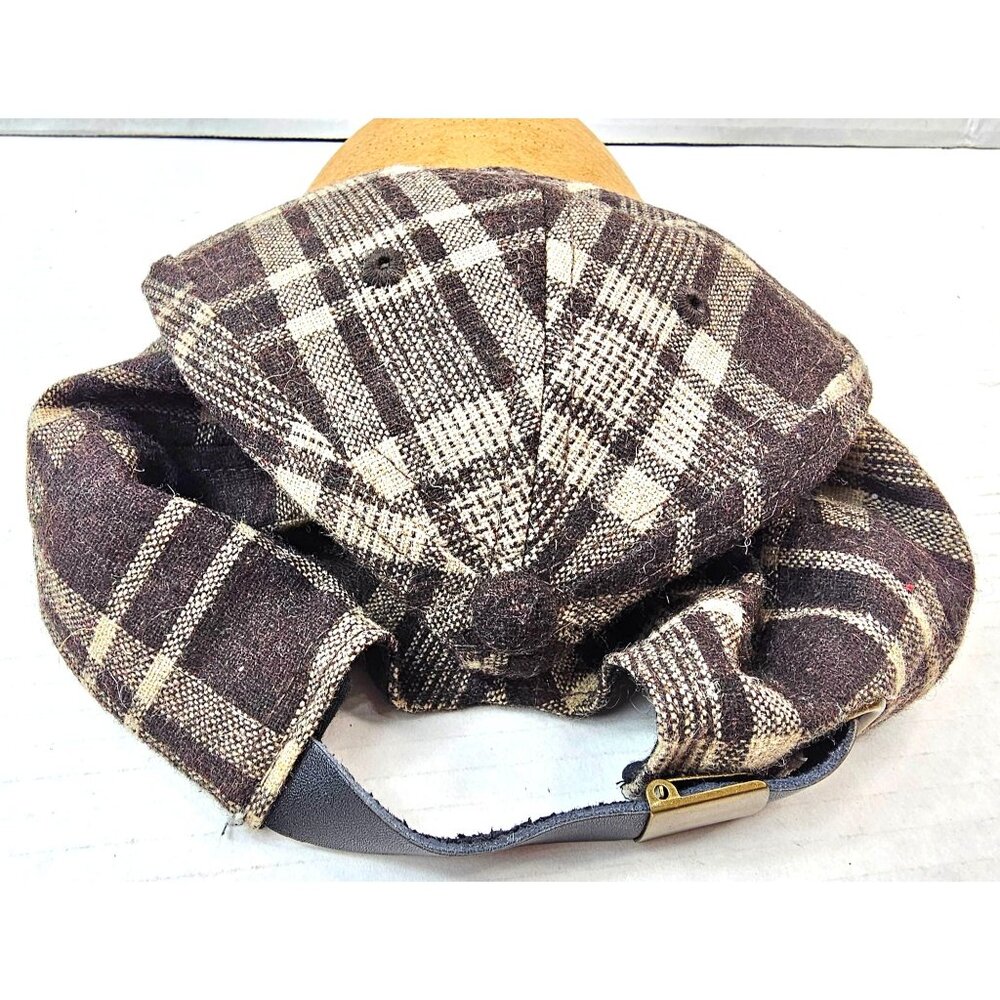 Free People OSFM Plaid Wool Blend Newsboy Cap - Picture 6 of 7